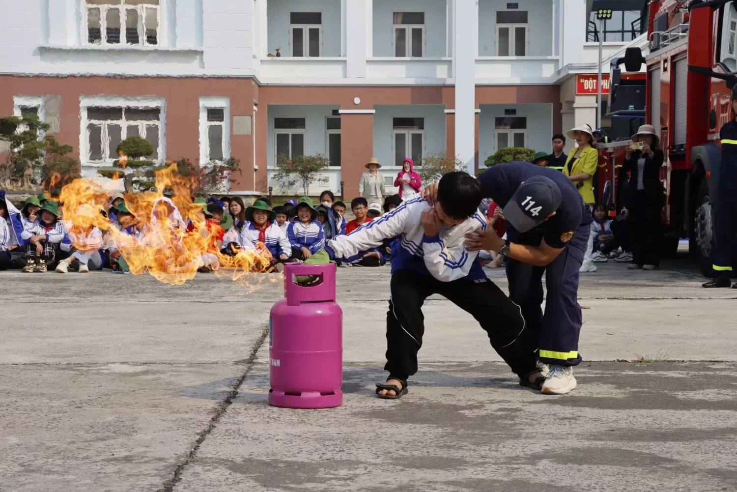 Dap binh gas