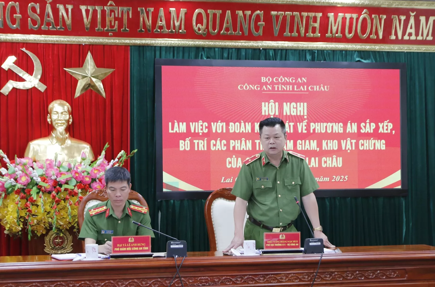 Thiếu tướng Hoàng Ngọc Bích Phó Cục trưởng Cục Cảnh sát quản lý tạm giữ, tạm giam và thi hành án hình sự, Bộ Công an kết luận tại buổi làm việc
