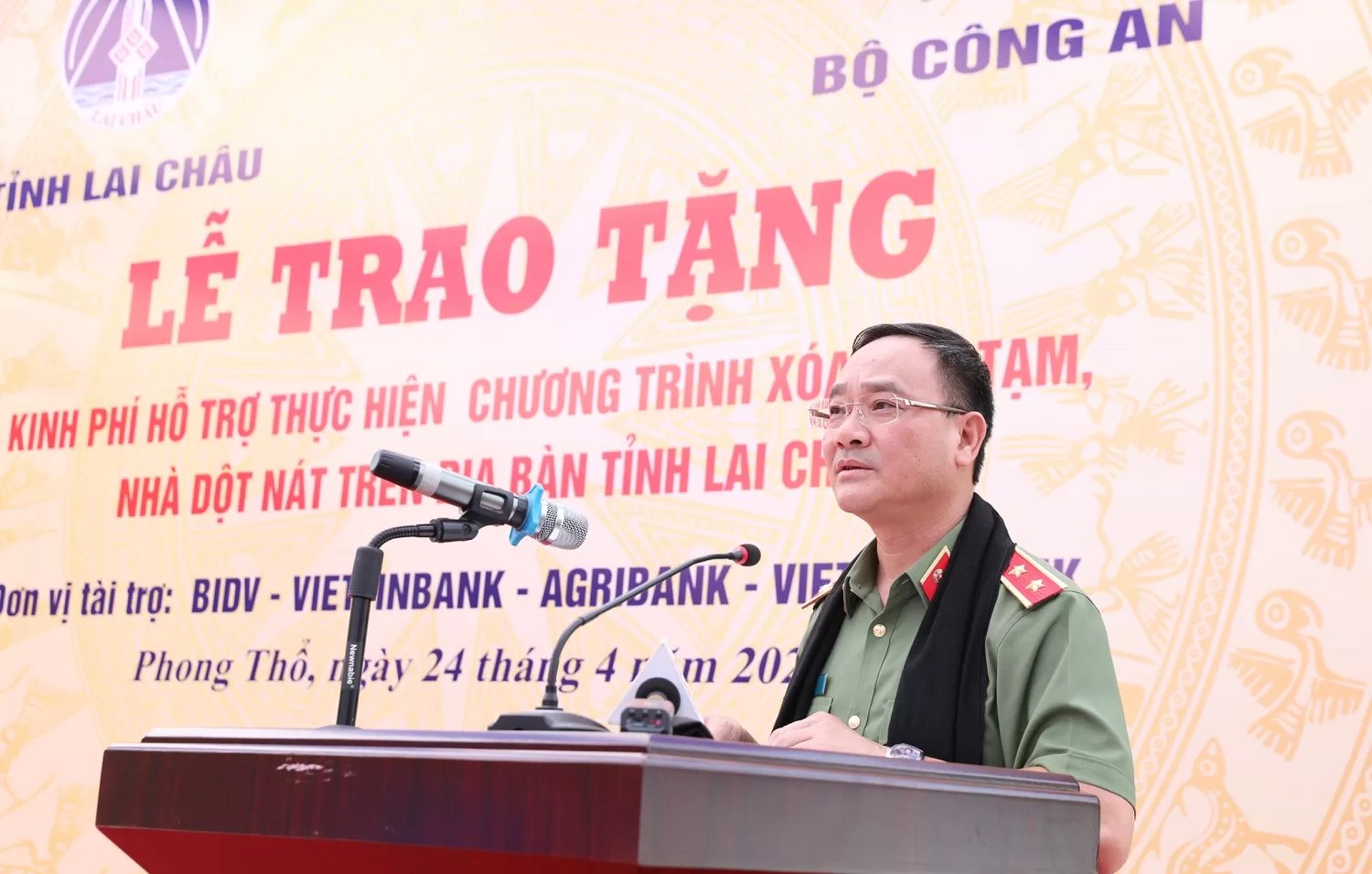 Thứ trưởng Phạm Thế Tùng phát biểu tại buổi lễ