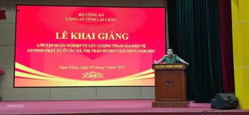 Lai Châu tăng cường nghiệp vụ cho lực lượng ANTT tại cơ sở