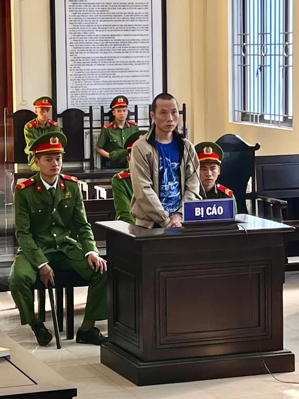 Ảnh: Bị cáo Lin Jin Li (Lâm Kim Lễ)  tại phiên tòa.