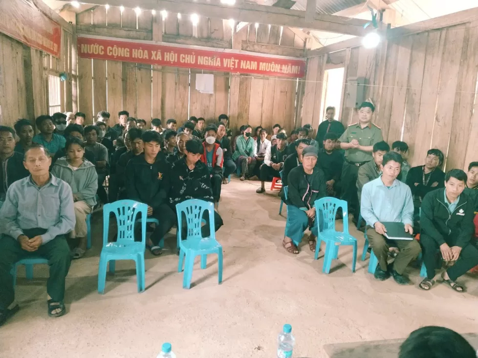 Ảnh: Quang cảnh tại buổi tuyên truyền