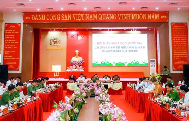 Toàn cảnh hội thảo khoa học quốc gia về văn hóa tiết kiệm, chống lãng phí tổ chức tại Nghệ An