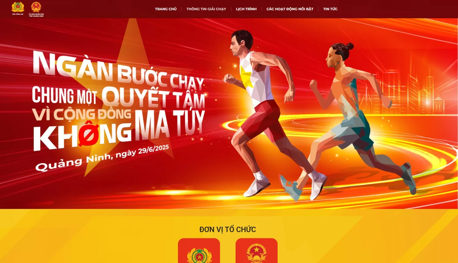 Giải chạy chung một quyết tâm - vì cộng đồng không ma túy