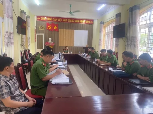 Tiến hành kiểm tra công tác quản lý tài chính phục vụ sắp xếp, tổ chức lại Công an cấp xã
