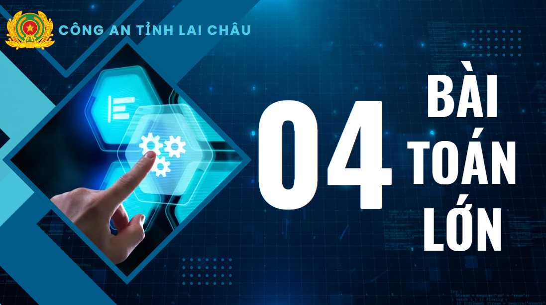 "Bài toán lớn về Khoa học, Công nghệ, Đổi mới sáng tạo và Chuyển đổi số" của Công an tỉnh Lai Châu