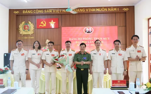 Đại hội Đảng bộ Phòng Tham mưu Nhiệm kỳ 2025-2030: Dấu ấn một nhiệm kỳ “Đoàn kết, chủ động, sáng tạo, trách nhiệm, hiệu quả”