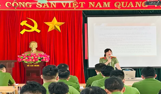 Ủy ban Kiểm tra Đảng ủy Công an tỉnh Lai Châu tổ chức chuyên đề nâng cao năng lực kiểm tra, giám sát và thi hành kỷ luật cho cán bộ Công an xã
