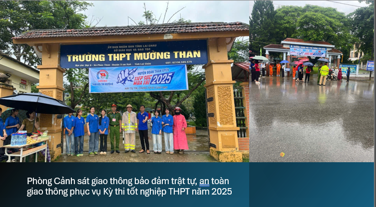 Phòng Cảnh sát giao thông bảo đảm trật tự, an toàn giao thông phục vụ Kỳ thi tốt nghiệp THPT năm 2025