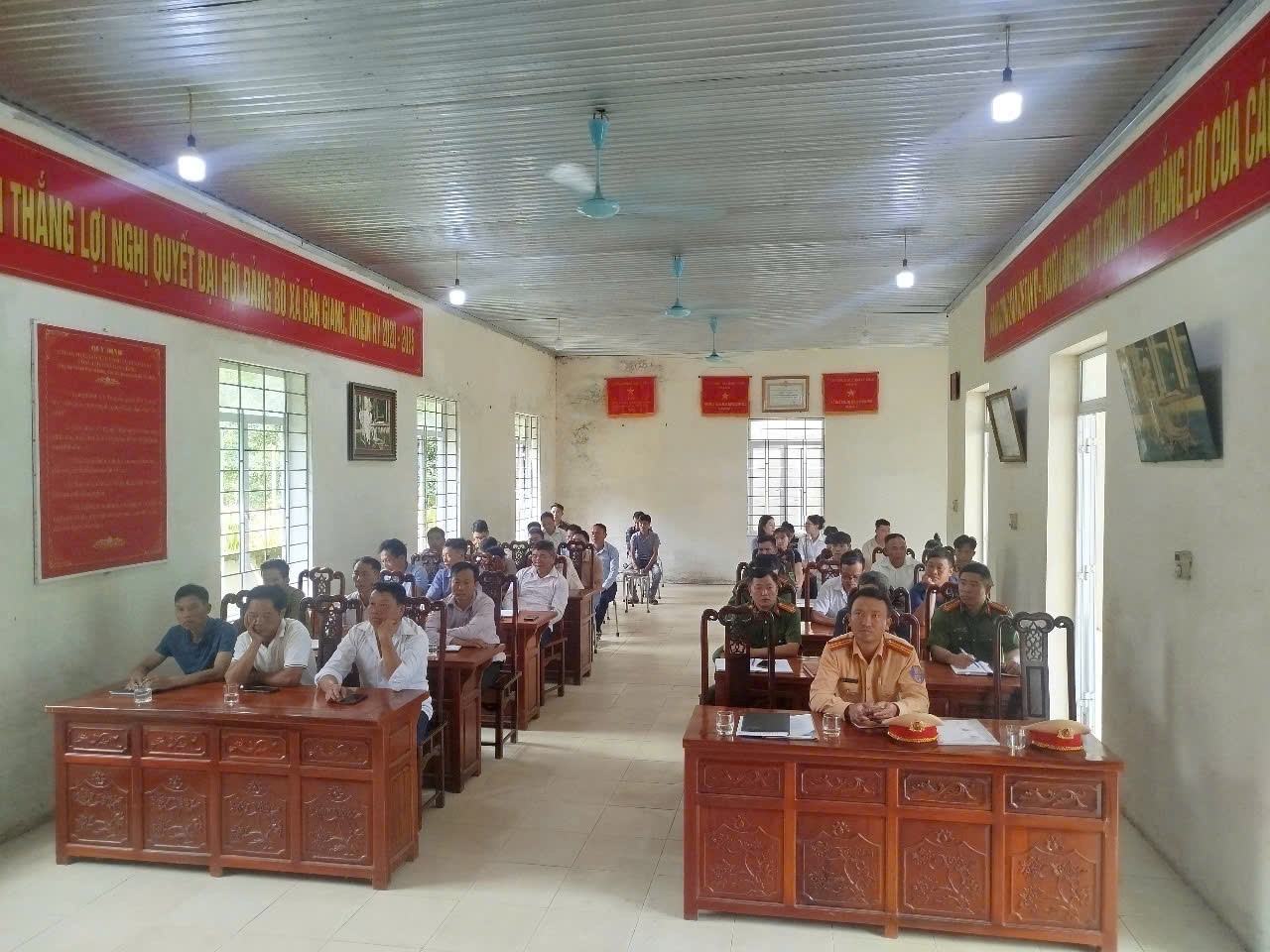 Quang cảnh buổi tuyên truyền