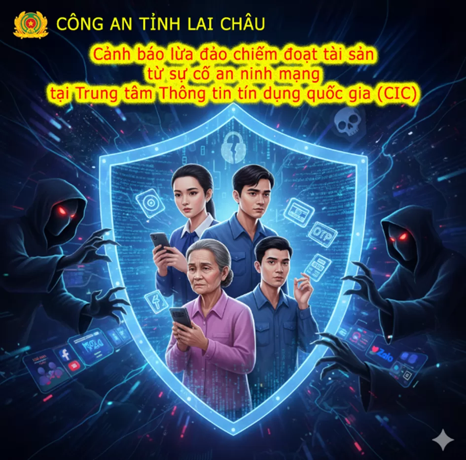 Cảnh báo thủ đoạn lừa đảo lợi dụng sự cố tại Trung tâm Thông tin tín dụng Quốc gia (CIC)