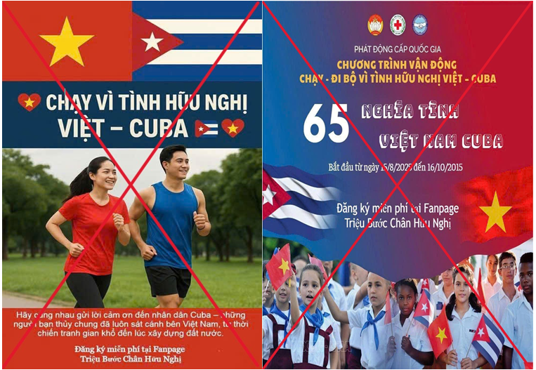 Một số trang giả mạo các tổ chức nhằm lừa đảo tiền quyên góp ủng hộ Cuba