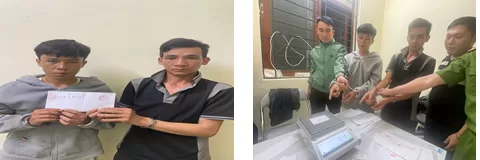 Hai bố con trong cùng gia đình thực hiện hành vi vi phạm về ma túy