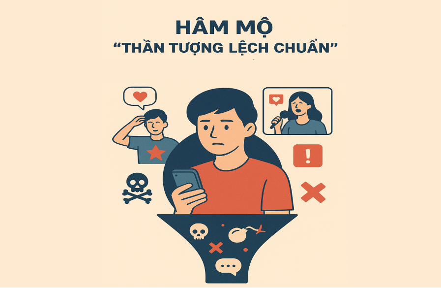 Hâm mộ "Thần tượng lệch chuẩn" trên không gian mạng, lỗ hổng trong "bộ lọc" văn hóa của một bộ phận giới trẻ hiện nay