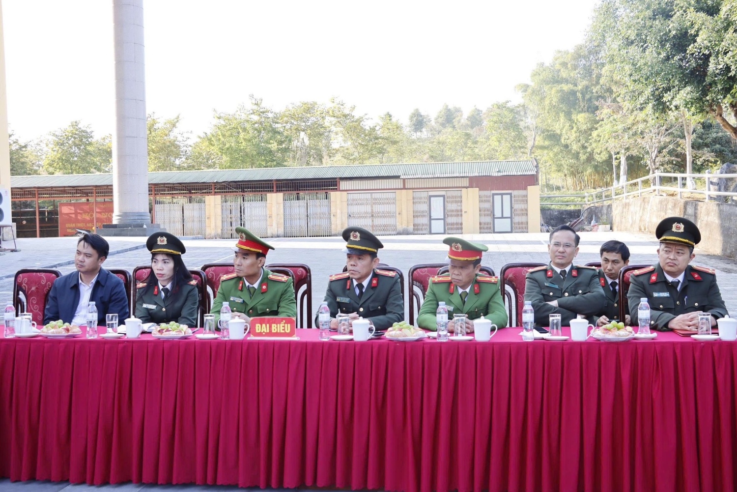 Đại biểu tham dự diễn tập