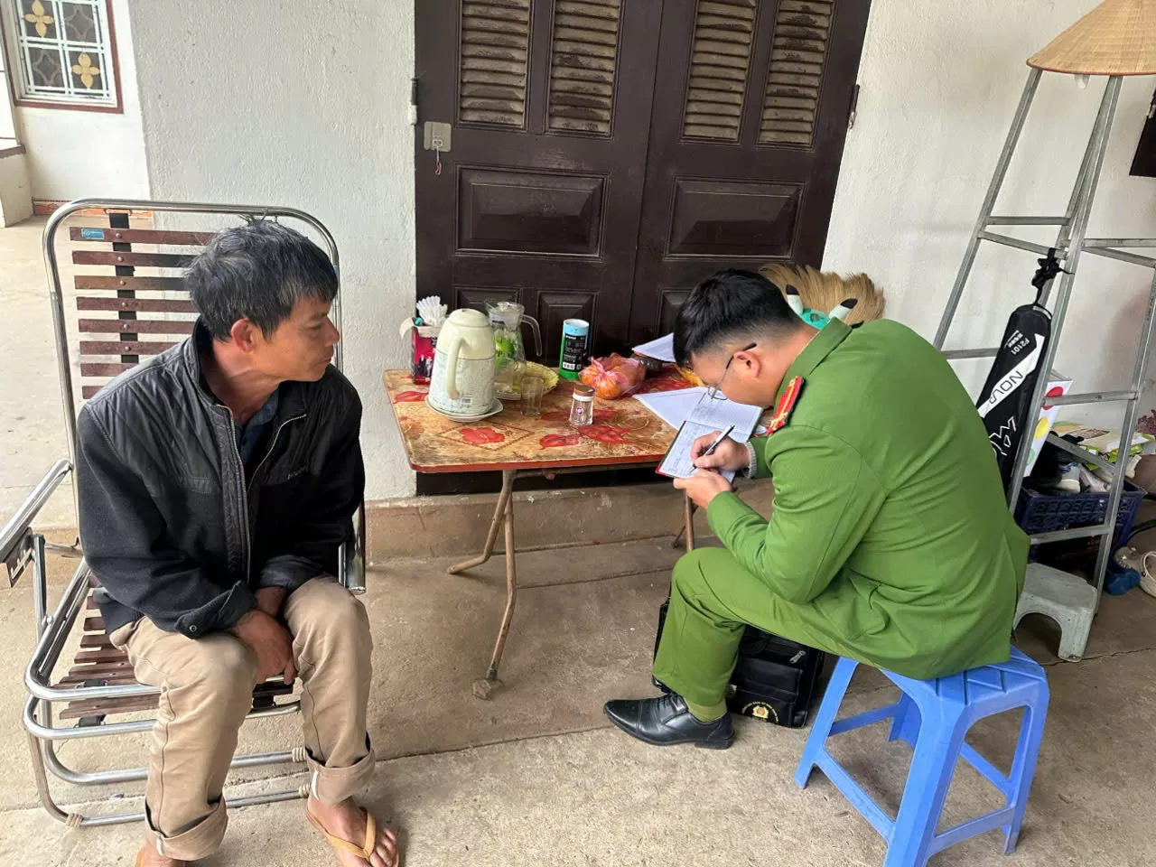 Tổ Công tác kiểm tra tại Khu du lịch Cầu kính rồng mây