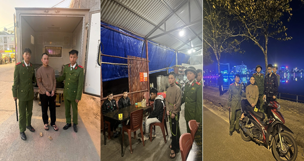 Bị can Lù Văn Dược tại hiện trường vụ án