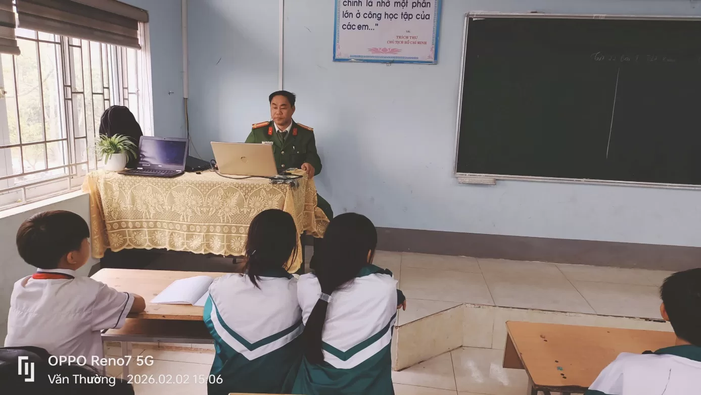 Nội dung tuyên truyền của Công an xã Pu Sam Cáp