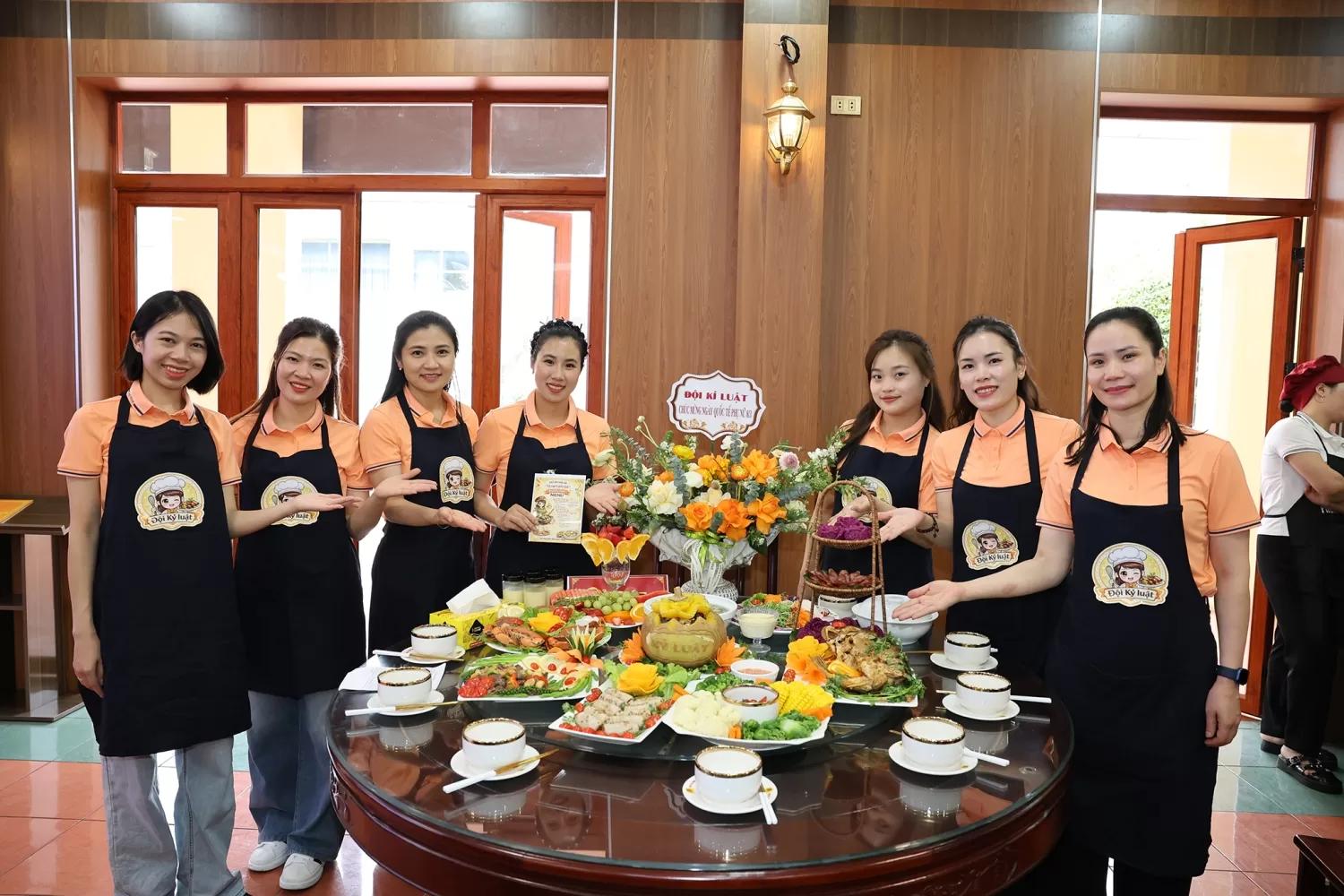 Hội phụ nữ tổ chức Hội thi Nấu ăn với sự tham gia của hội viên Hội phụ nữ cơ sở trực thuộc