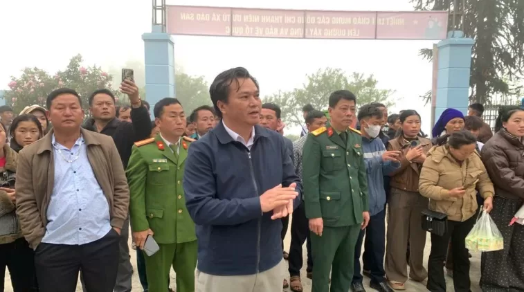 Công an xã Dào San phối hợp tổ chức buổi Lễ tiễn tân binh lên đường nhập ngũ năm 2026
