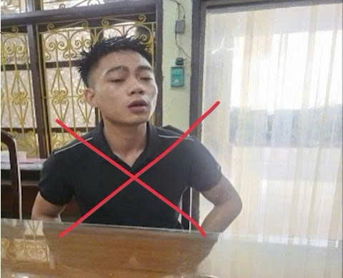 Hình ảnh đối tượng Lò Văn Nhi tại Cơ quan Công an