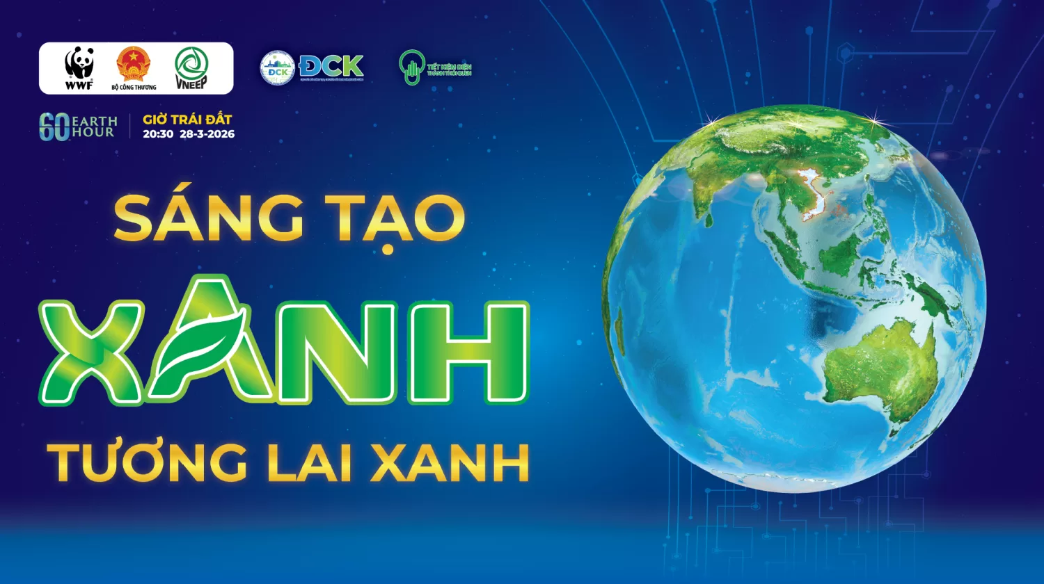 Tuyên truyền phong trào “Toàn dân sử dụng năng lượng tiết kiệm hiệu quả và Hưởng ứng chiến dịch giờ trái đất năm 2026”