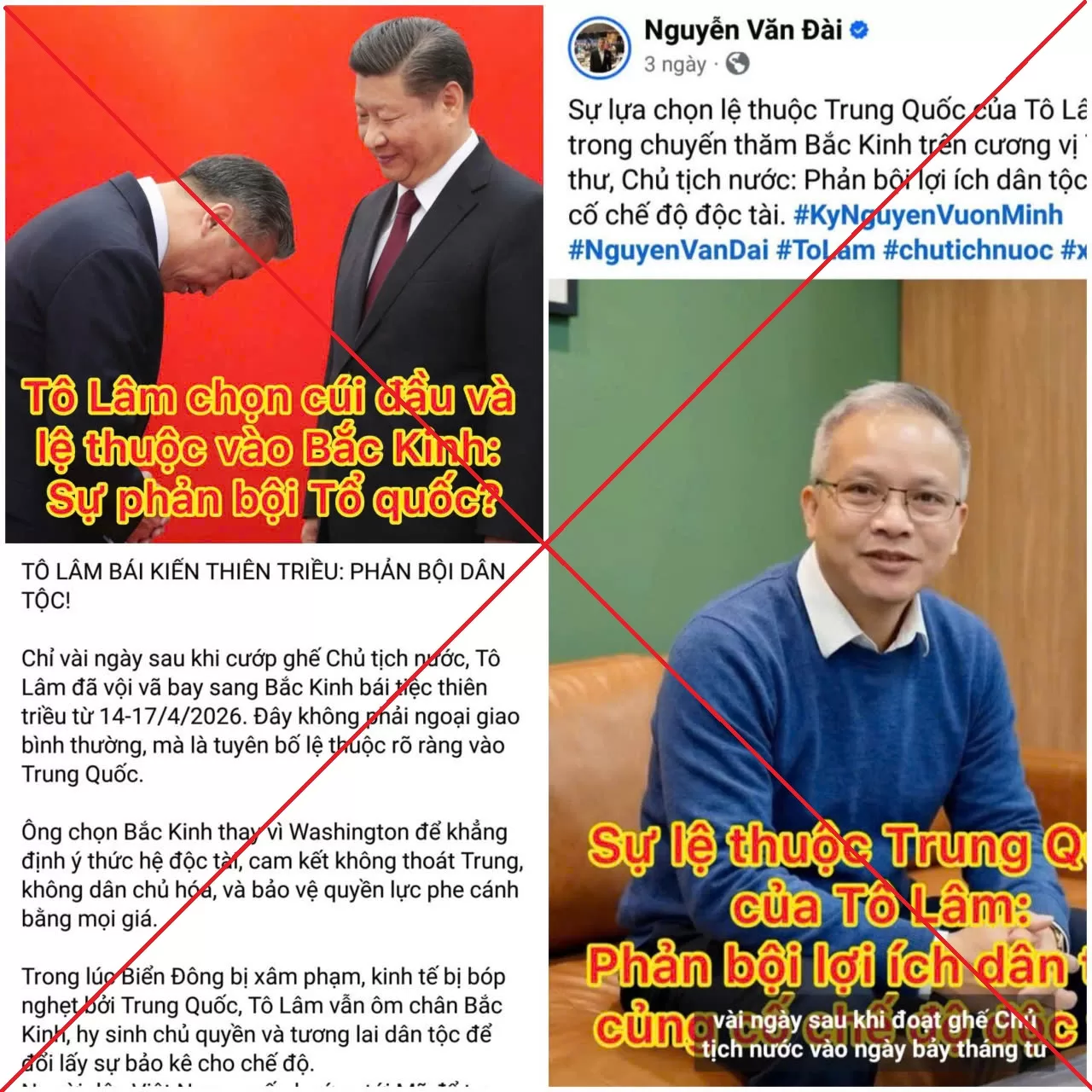 Nhận diện và bác bỏ luận điệu xuyên tạc về chuyến thăm cấp Nhà nước đến Trung Quốc của Tổng Bí thư, Chủ tịch nước Tô Lâm và Đoàn đại biểu cấp cao Việt Nam
