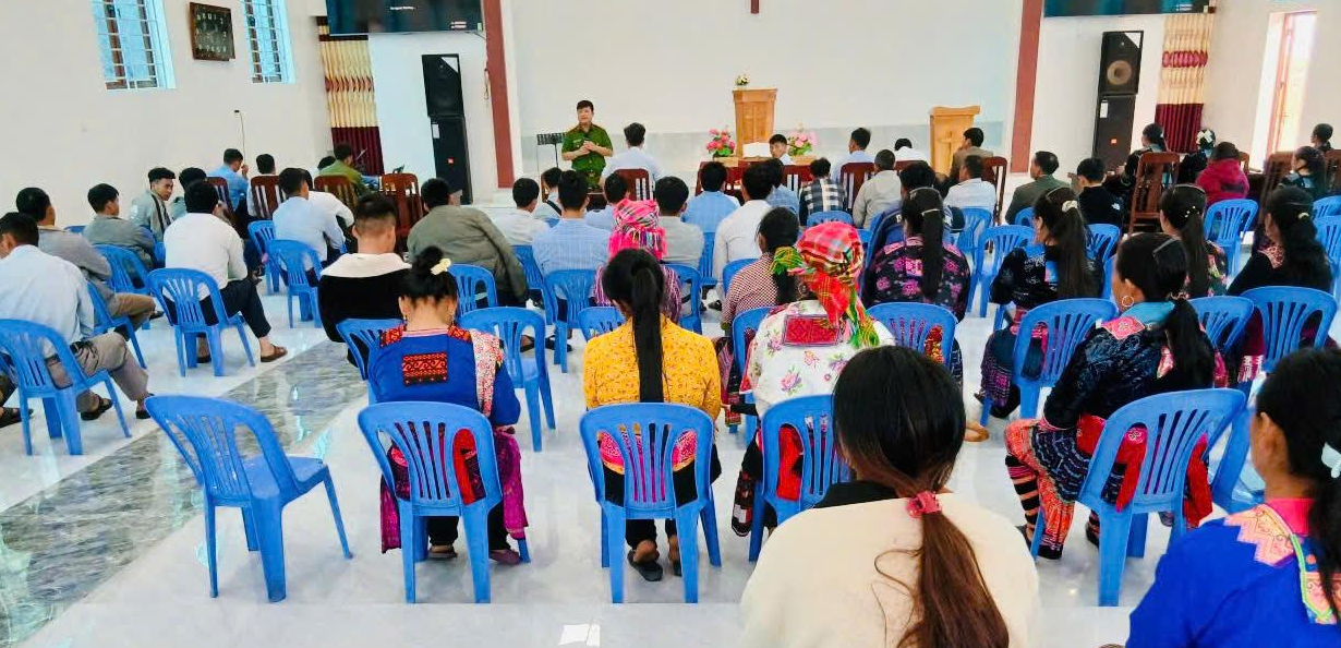 Toàn cảnh buổi tuyên truyền