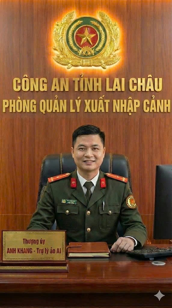 Trợ lý tuyên truyền của Phòng Quản lý xuất nhập cảnh