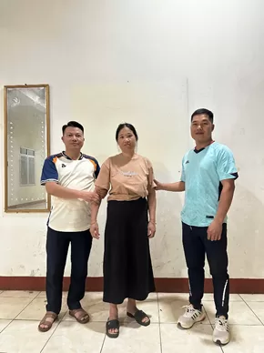 Tiếp nhận, bàn giao đối tượng Lò Thị Mâng tại cơ sở cai nghiện