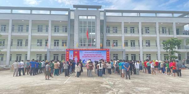 Quang cảnh Lễ khai mạc hội thao xã Nậm Mạ lần thứ I, năm 2026