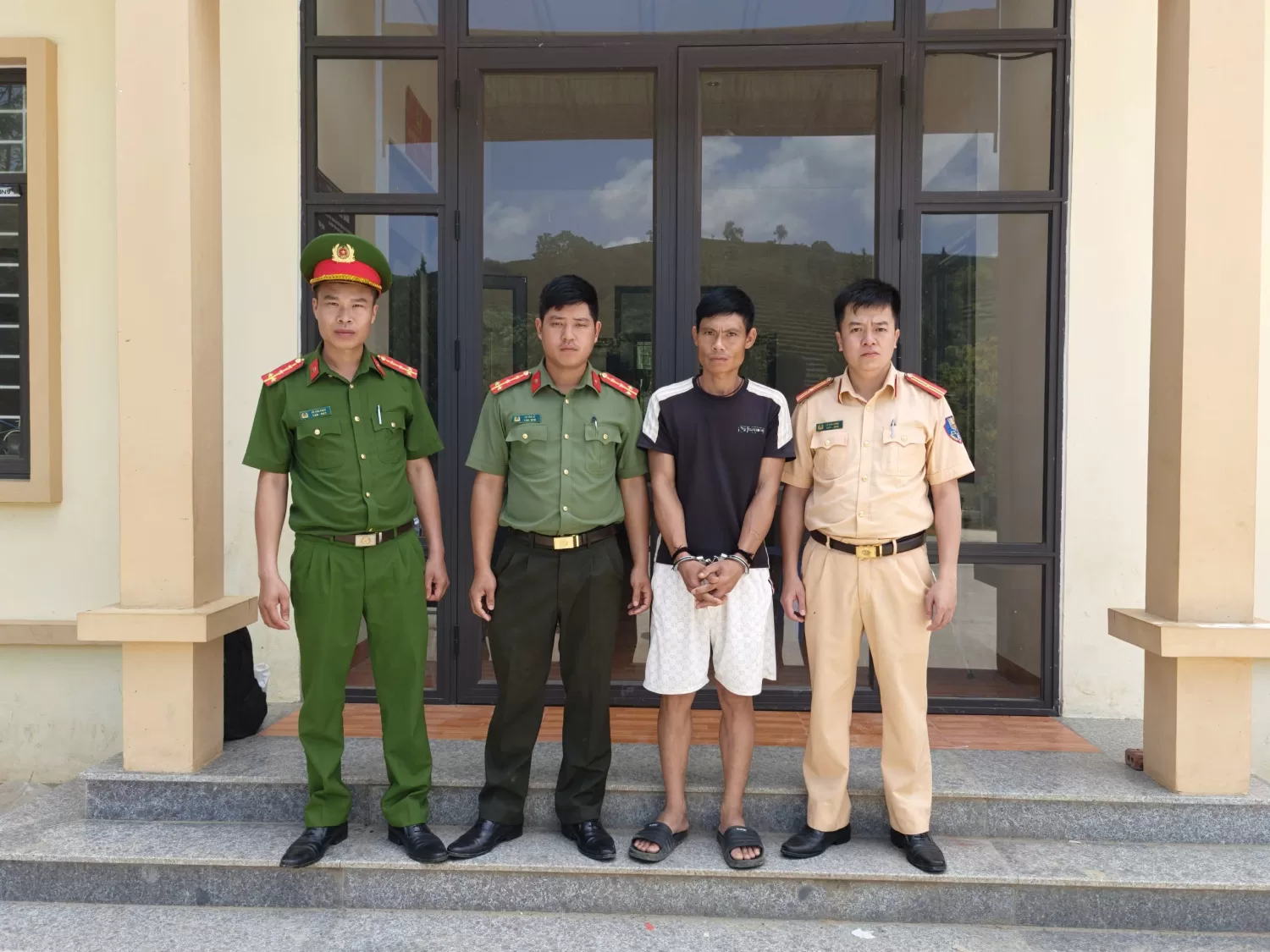 Đối tượng Lò Văn Phanh tại Cơ quan Công an