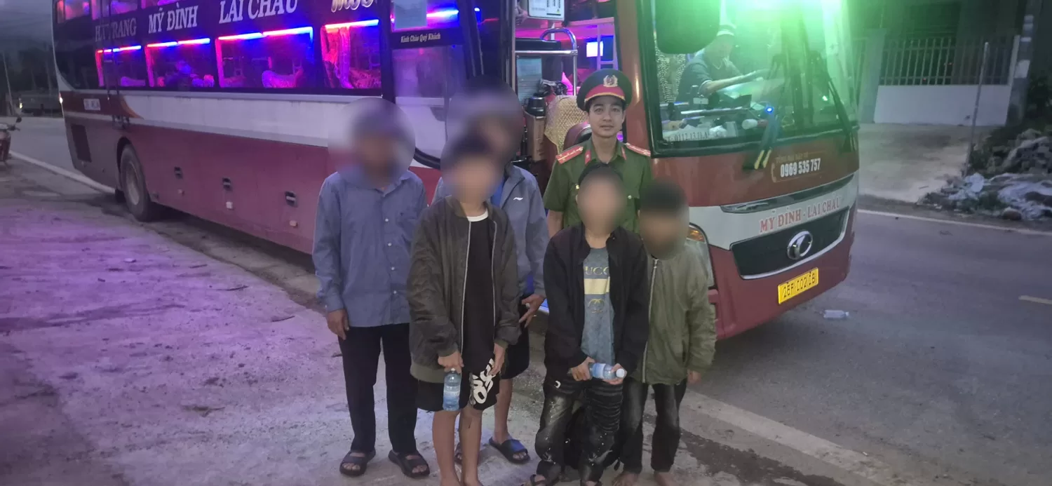 Công an xã Tân Uyên kịp thời phối hợp ngăn chặn 03 thiếu niên bỏ nhà đi làm theo lời mời “Việc nhẹ, lương cao”