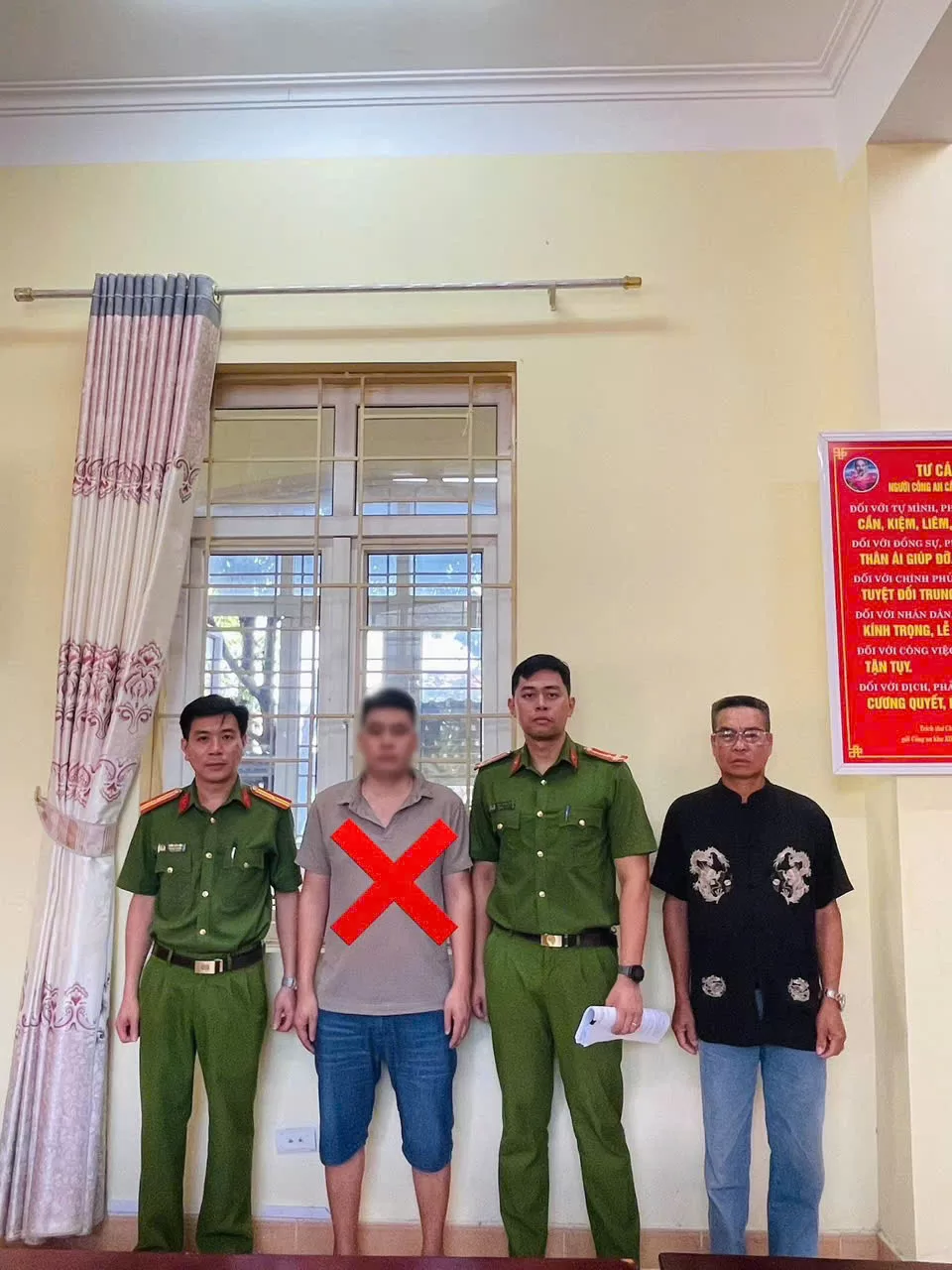 Đối tượng Trần Ngọc H (đánh dấu X)