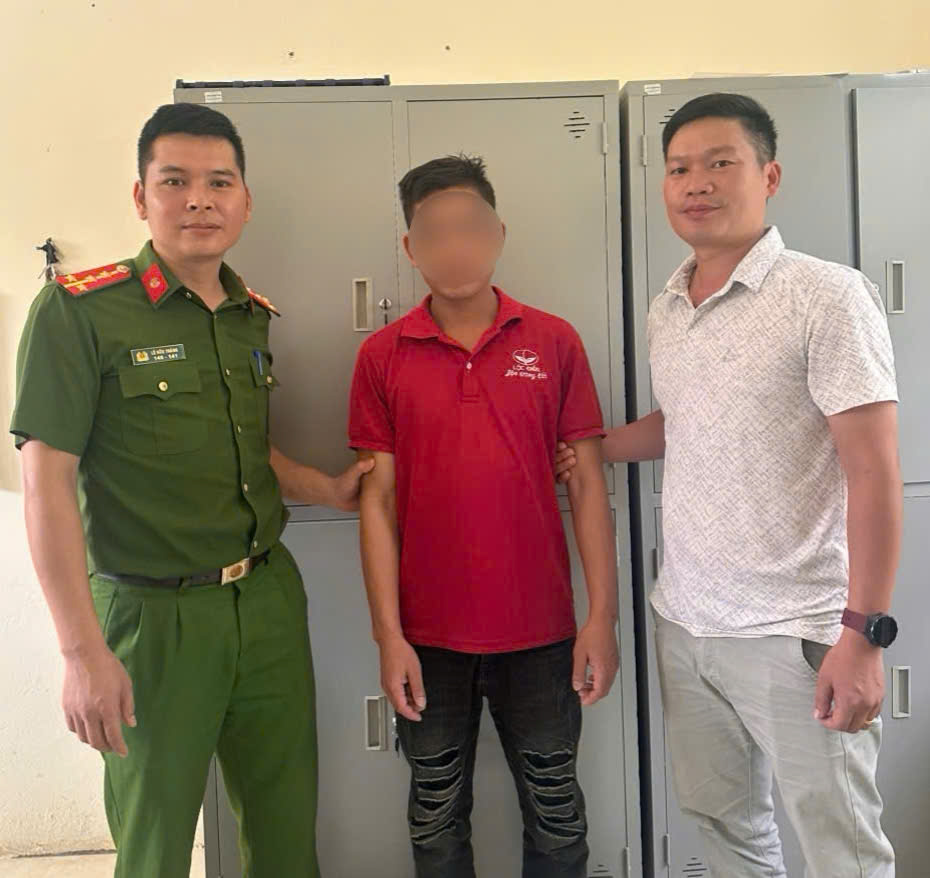 Tòng Ph. tại cơ quan Công an
