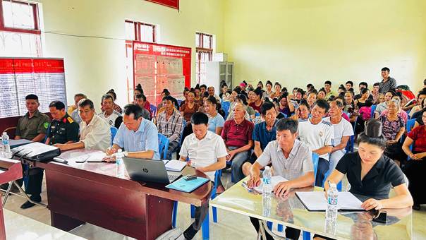 Toàn cảnh buổi tuyên truyền