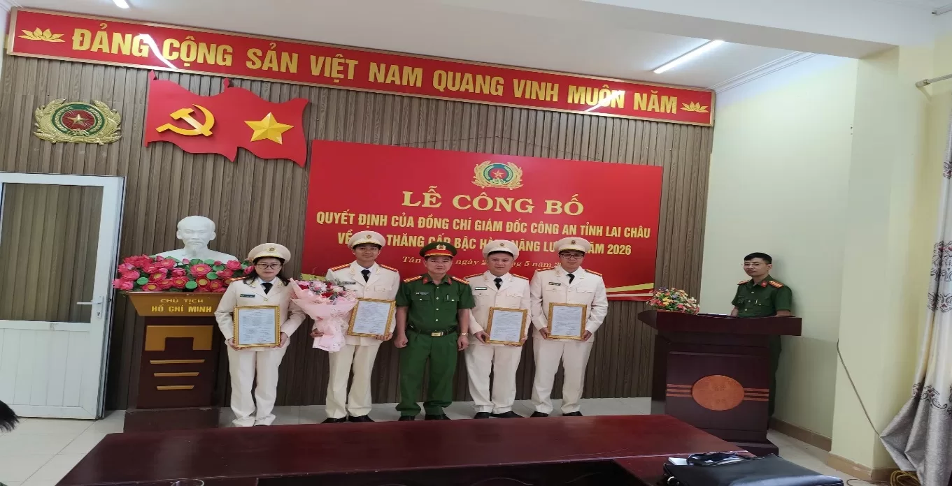 Kịp thời khen thưởng đột xuất công an xã khun há có thành tích xuất sắc trong đấu tranh phòng, chống tội phạm