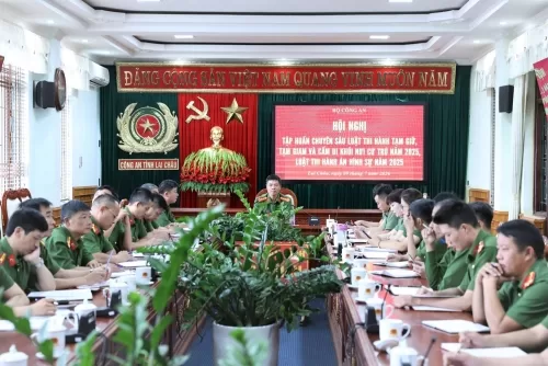 Tập huấn chuyên sâu Luật Thi hành tạm giữ, tạm giam và cấm đi khỏi nơi cư trú, Luật Thi hành án hình sự năm 2025