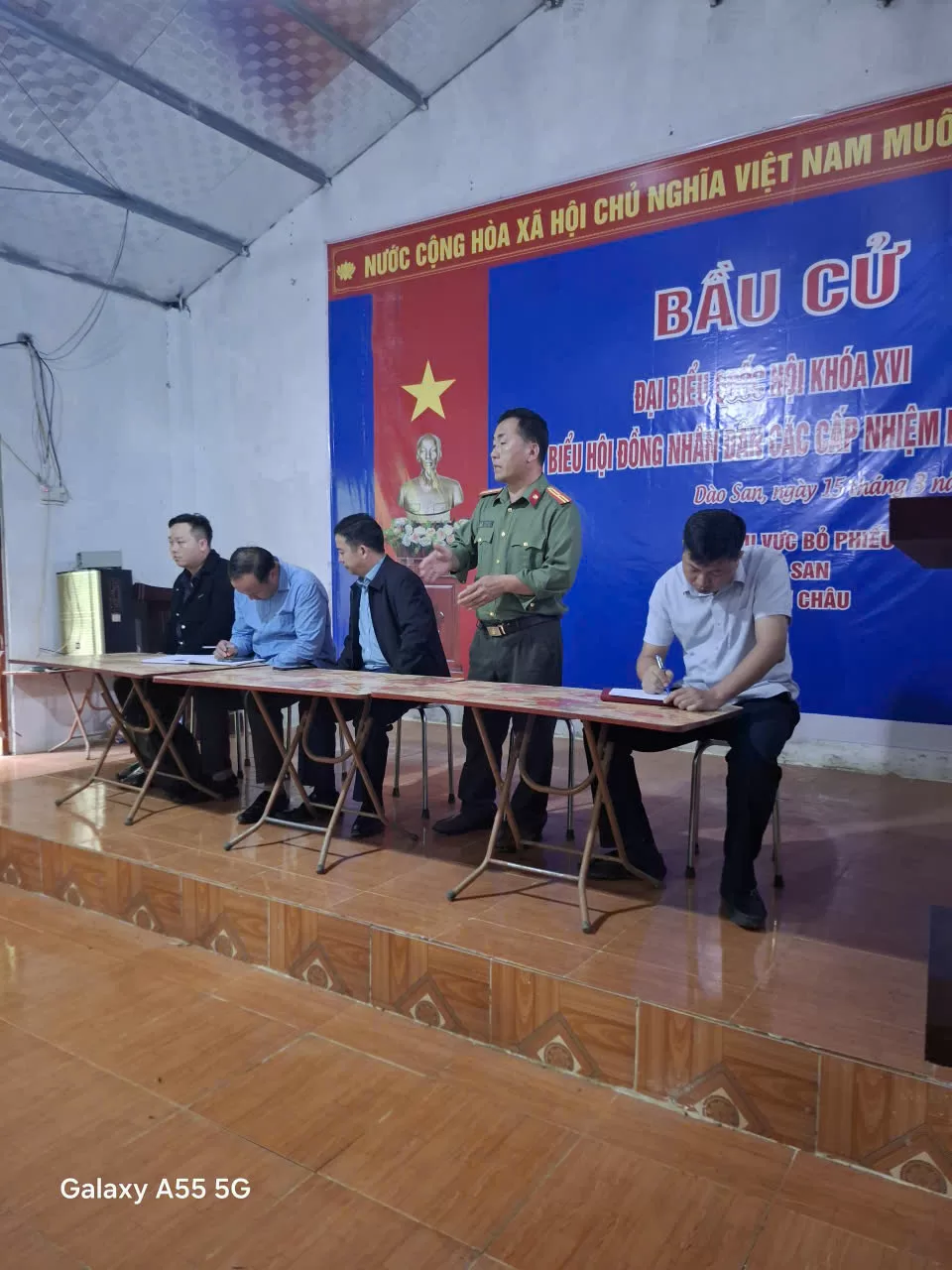 Tổ công tác liên ngành xã Dào San tuyên truyền, vận động Nhân dân hiến đất triển khai dự án cấp nước sạch cho Trường Liên cấp xã Dào San