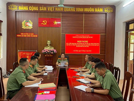 Phòng ANCTNB tổ chức hội nghị góp ý vào các dự thảo Luật