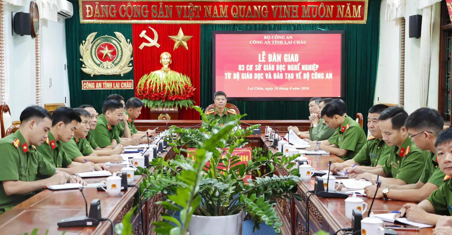 Bàn giao 03 cơ sở giáo dục nghề nghiệp từ Bộ Giáo dục và Đào tạo về Bộ Công an