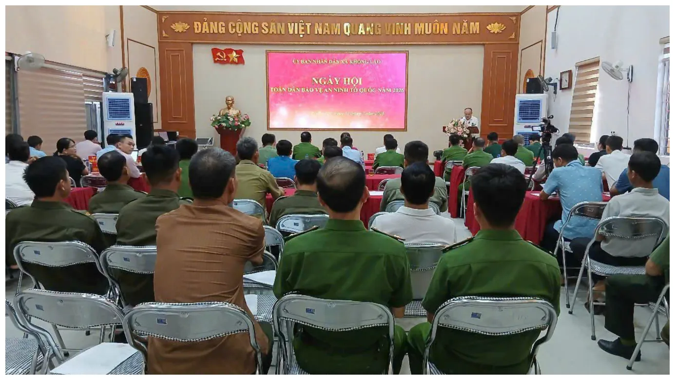 Xã Khổng Lào tổ chức Ngày hội toàn dân bảo vệ an ninh Tổ quốc năm 2026