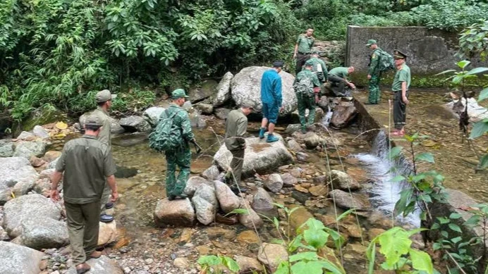 Lực lượng đi tuần tại các điểm, tuyến, khu vực biên giới