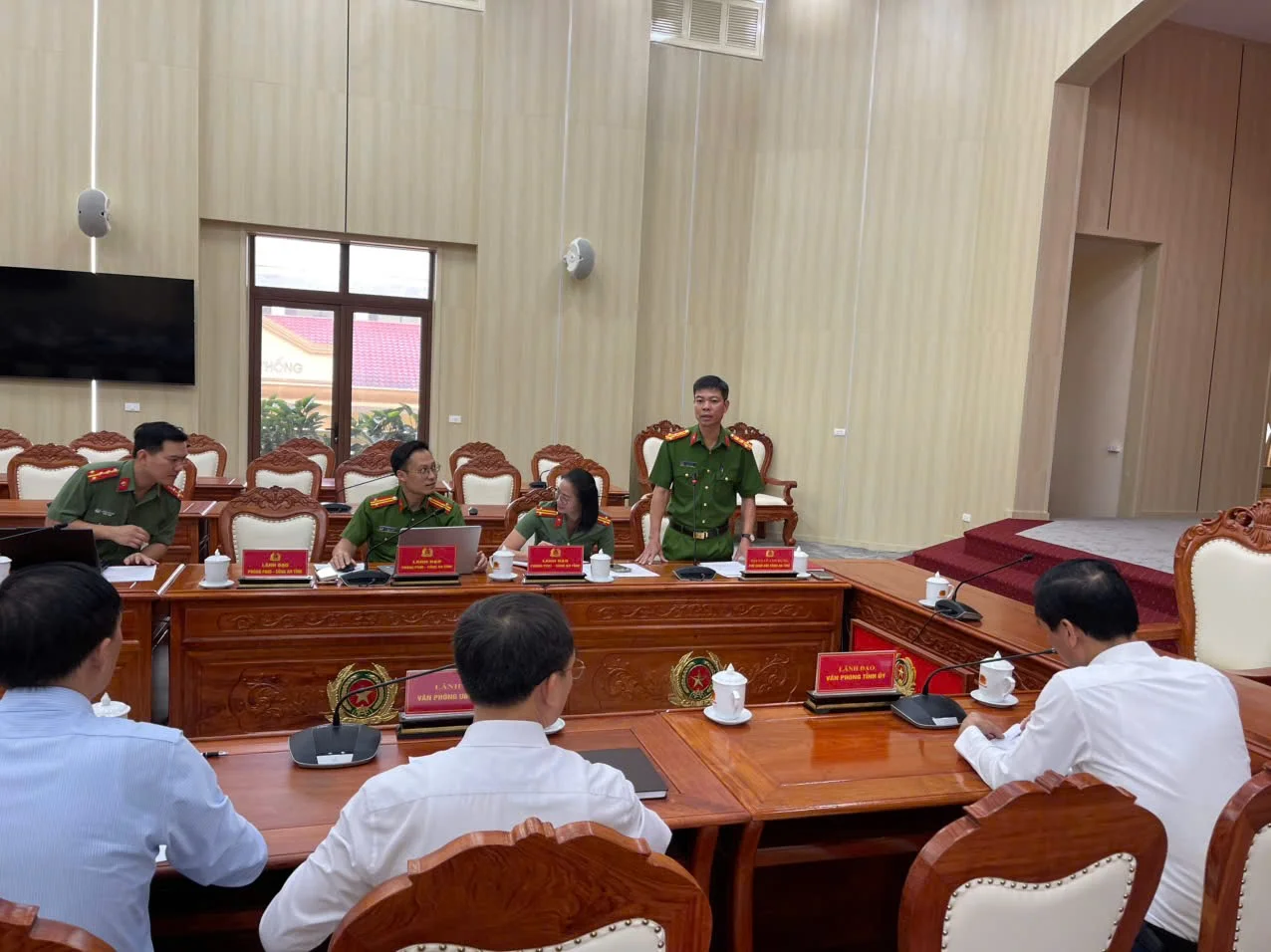 Công an tỉnh Lai Châu họp thống nhất kiến nghị tháo gỡ “nút thắt” về dữ liệu và an toàn thông tin