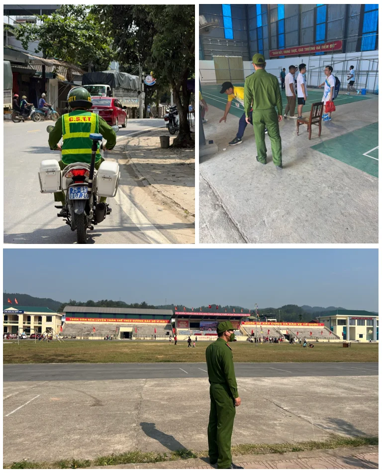 Cảnh sát trật tự Công an xã Than Uyên chủ động tuần tra, rà soát địa bàn, bảo đảm an ninh, an toàn Tết Độc lập 02/9