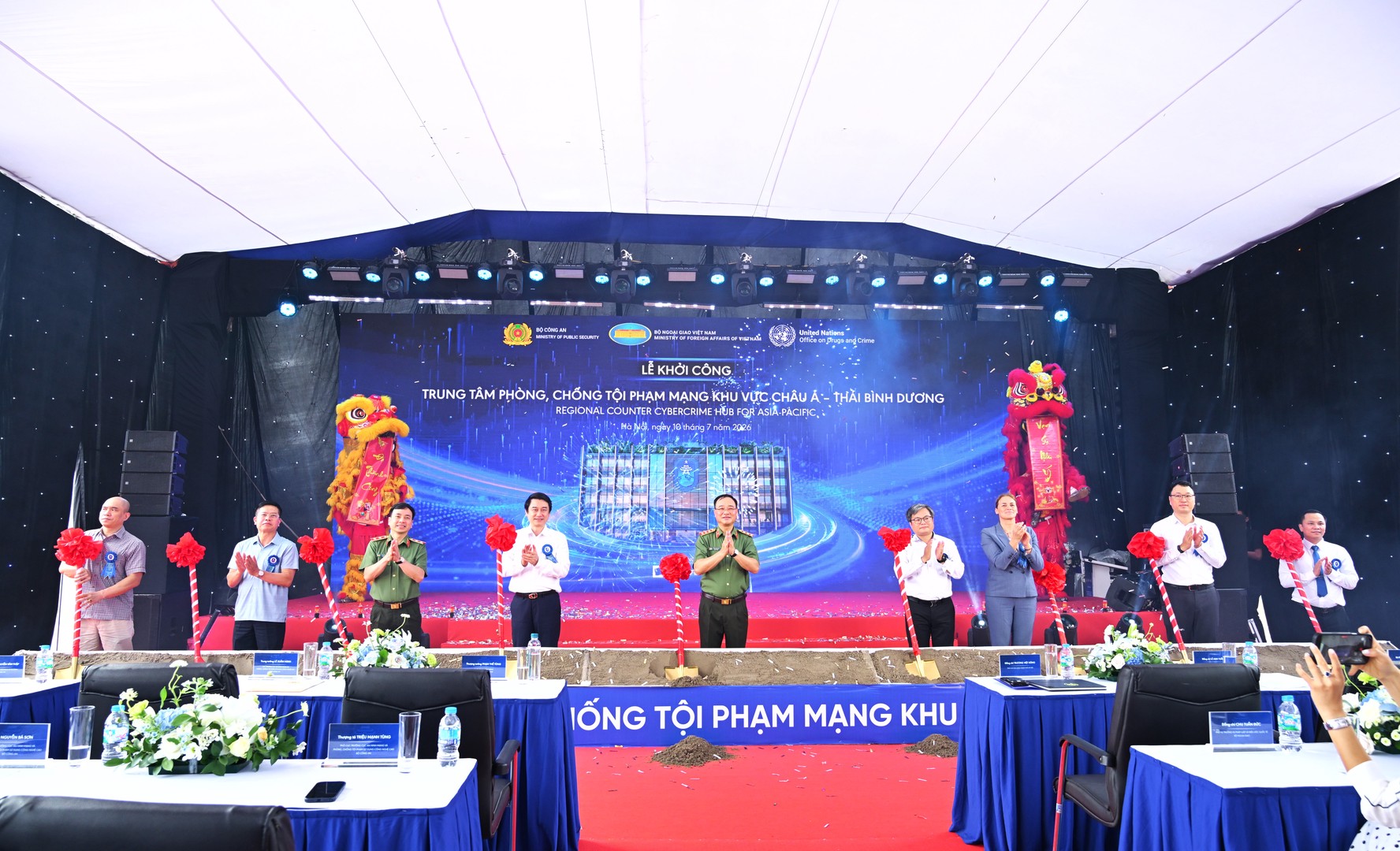 Khởi công xây dựng Trụ sở Trung tâm phòng, chống tội phạm mạng khu vực châu Á - Thái Bình Dương