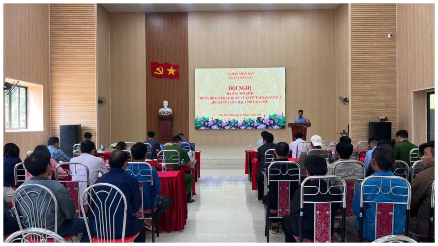 Tủa Sín Chải tổ chức Hội nghị ra mắt mô hình Dòng họ Giàng tự quản về An ninh trật tự