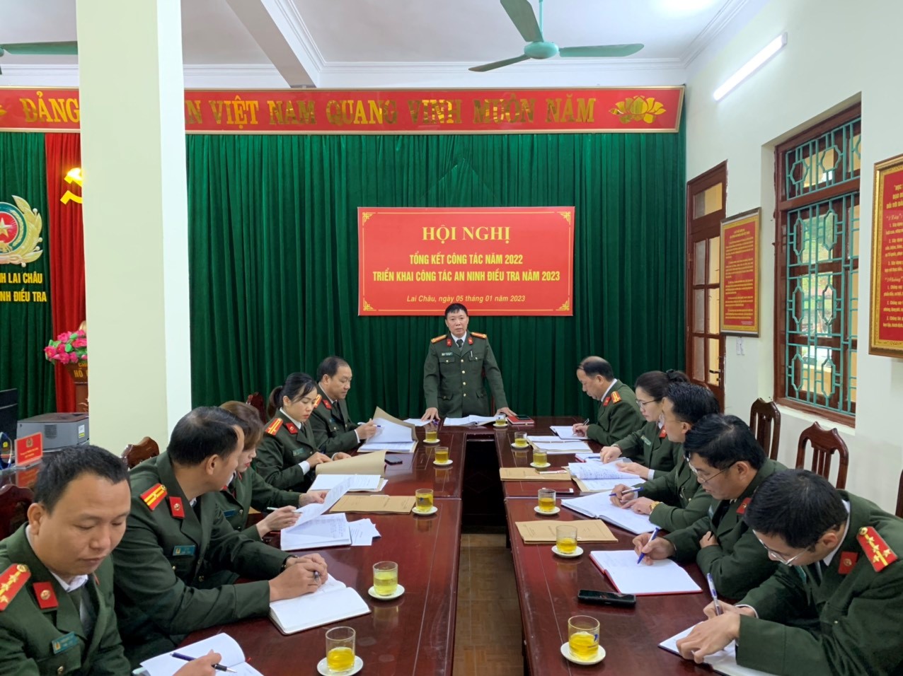 Phòng An ninh điều tra tổ chức Hội nghị triển khai Chương trình công tác năm 2023