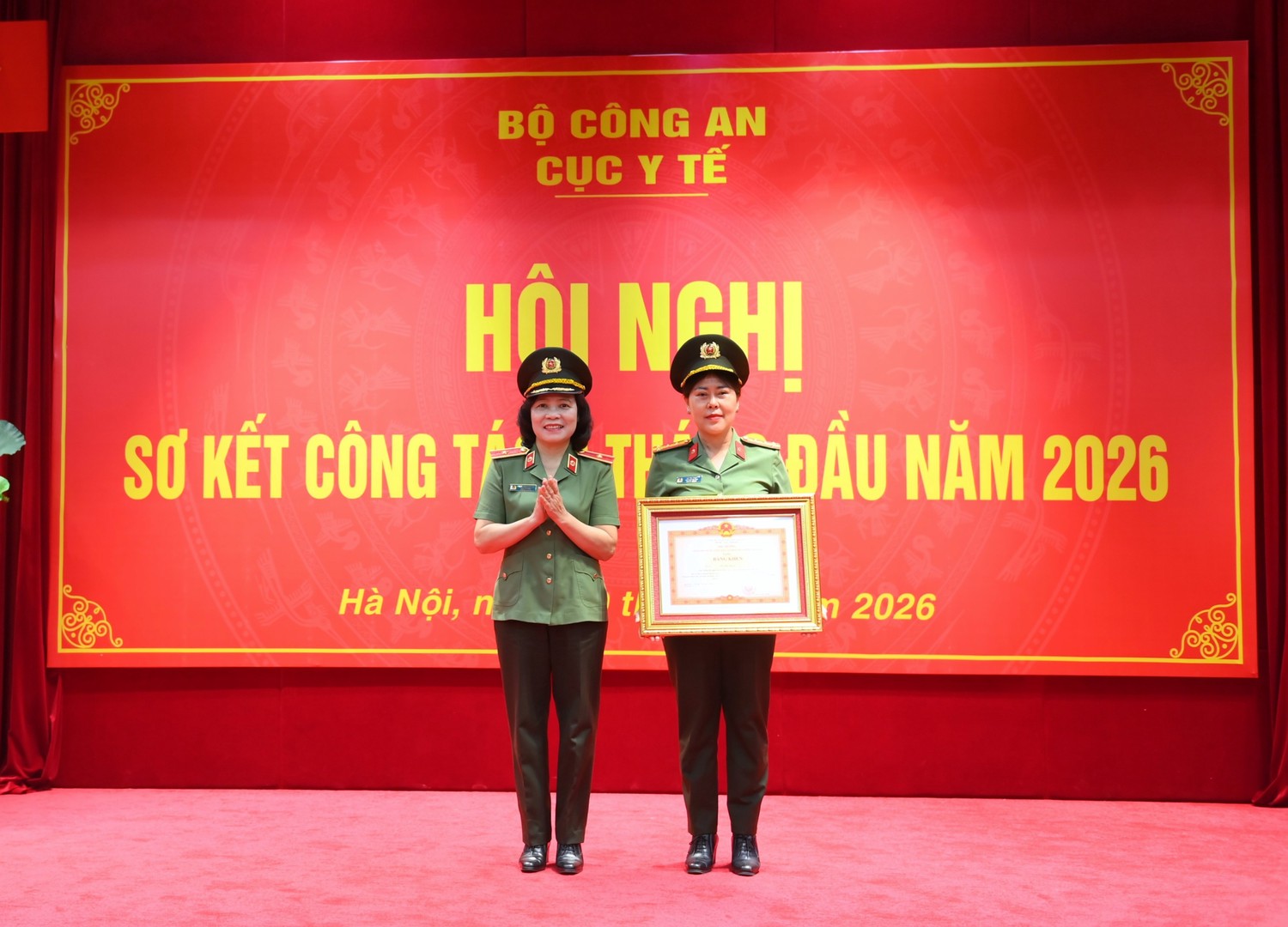 Triển khai hiệu quả các mặt công tác y tế và bảo vệ môi trường trong Công an nhân dân