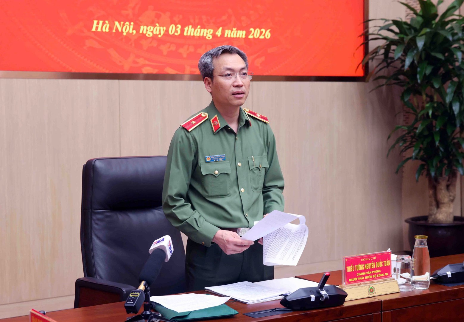 Người phát ngôn Bộ Công an thông tin về kết quả thực hiện đợt cao điểm tấn công, trấn áp tội phạm và công tác xây dựng, hoàn thiện pháp luật